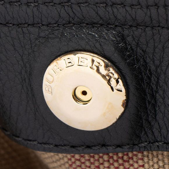 Burberry Canvas Check Ashby Mini Hobo - Picture 11 of 13